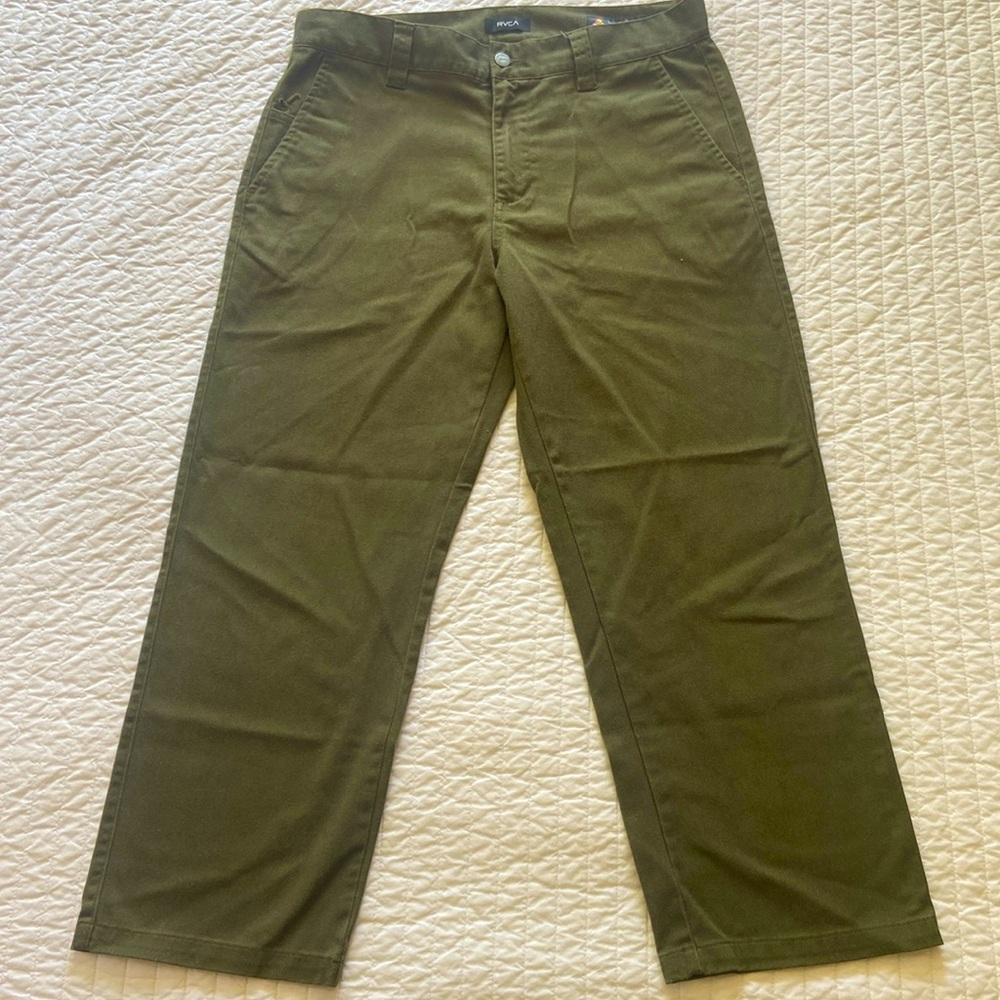 RVCA Kevin Spanky long Americana fit. Green. Size 32